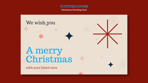 Christmas greeting card youtube cover