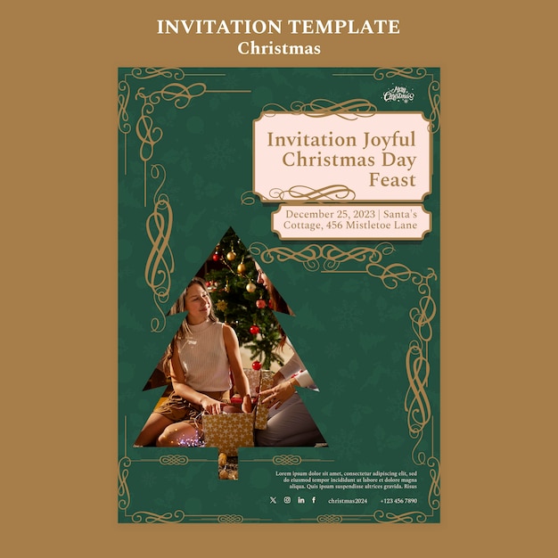 Christmas template design