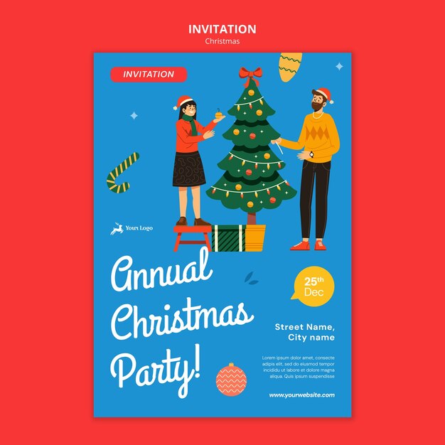 Christmas template design