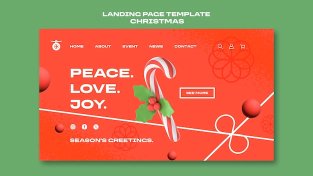 Christmas template design