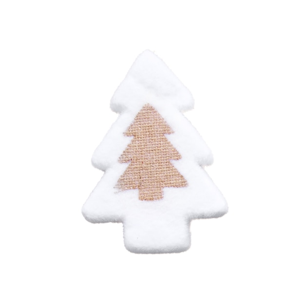 Christmas tree decoration isolated