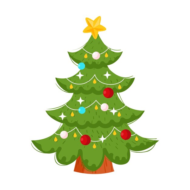 Иллюстрация рождественской елки
