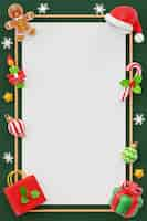 Free PSD christmas vertical sales blank banner background