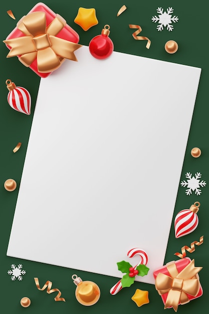 Free PSD christmas vertical sales blank banner background