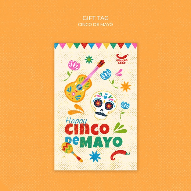 無料PSD cinco de mayoのテンプレートデザイン