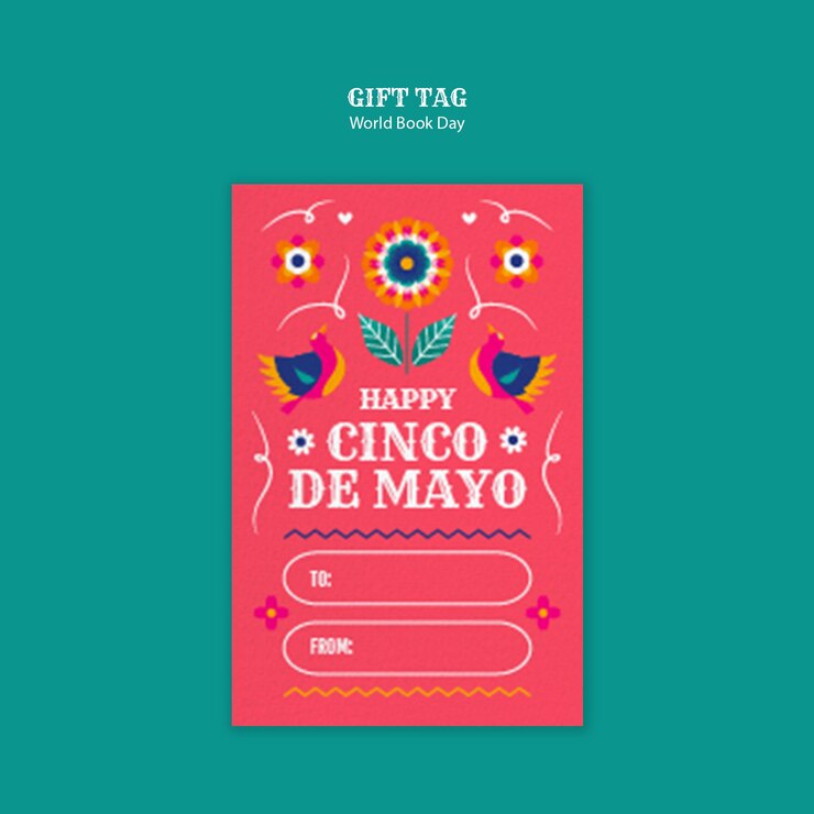 Free PSD cinco de mayo template design