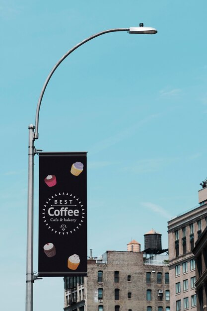 City billboard concept mock-up