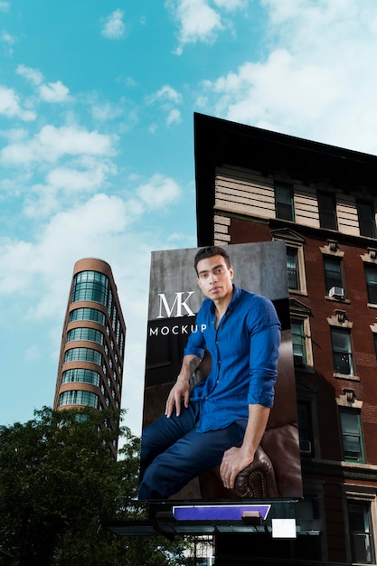 City billboard concept mock-up