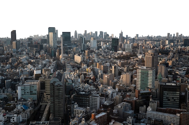 街のスカイラインは孤立している