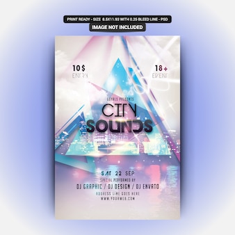 City sounds flyer