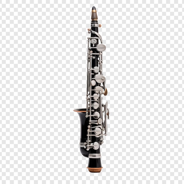 Free PSD clarinet isolated on transparent background