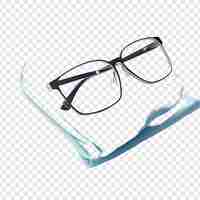 Free PSD cleaning cloth for eyewear isolated on transparent background