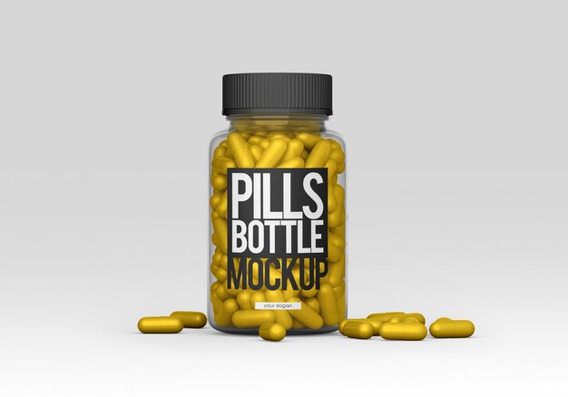 Download Capsule Bottle Psd 200 High Quality Free Psd Templates For Download
