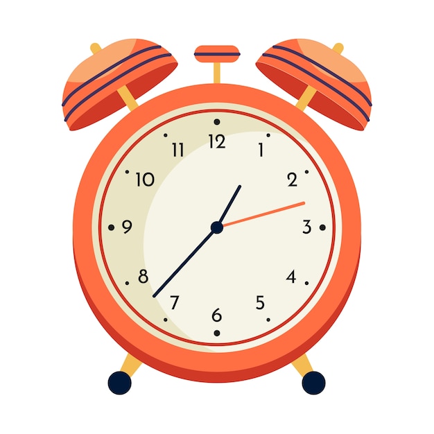 Free PSD clock  illustration