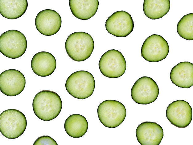Free PSD close up on delicious cucumber slices