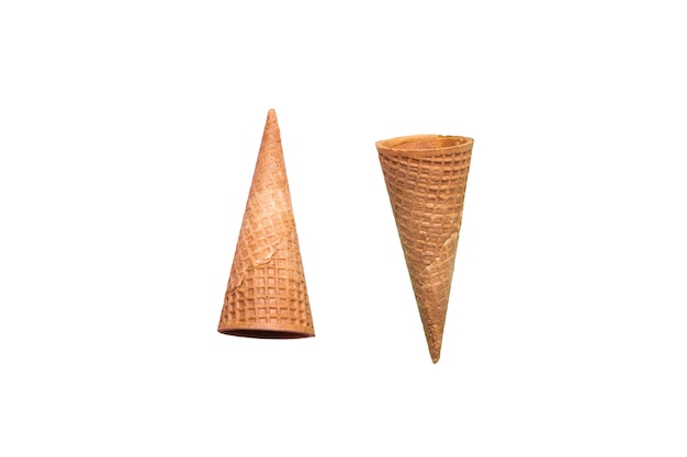Free PSD close up on delicious ice cream cones