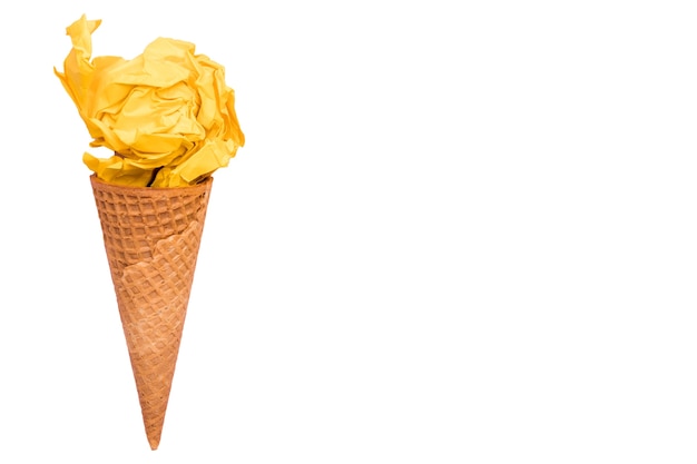 Free PSD close up on delicious ice cream