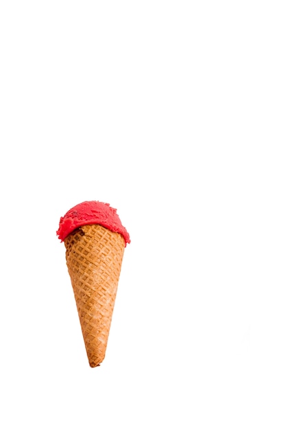 Free PSD close up on delicious ice cream