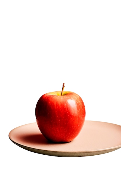 Free PSD close up on delicious and ripe apple