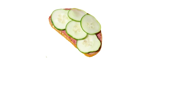 Free PSD close up on delicious sandwich