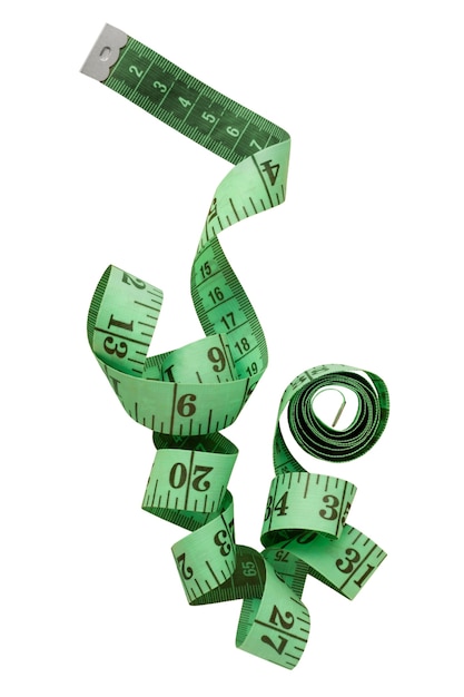 close up on measuring tape
