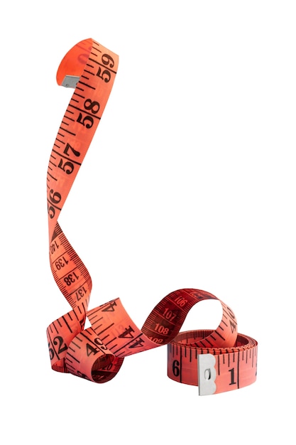 Close up on measuring tape