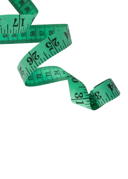 Close up on measuring tape