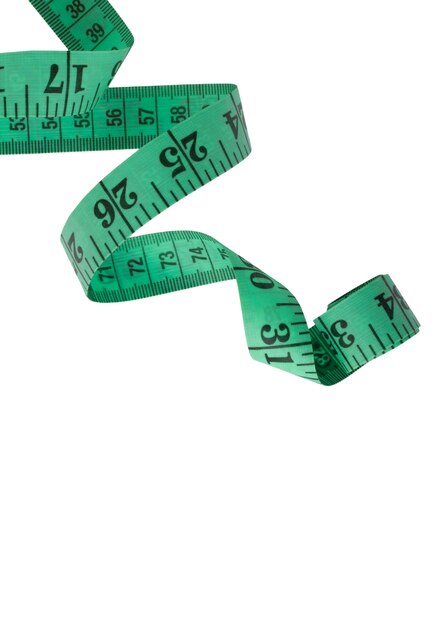 close up on measuring tape