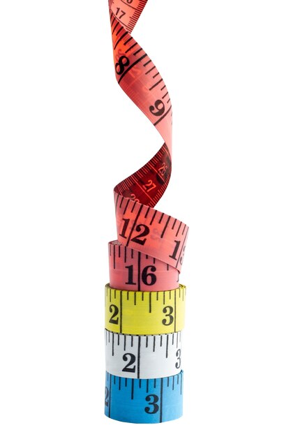 Close up on measuring tape