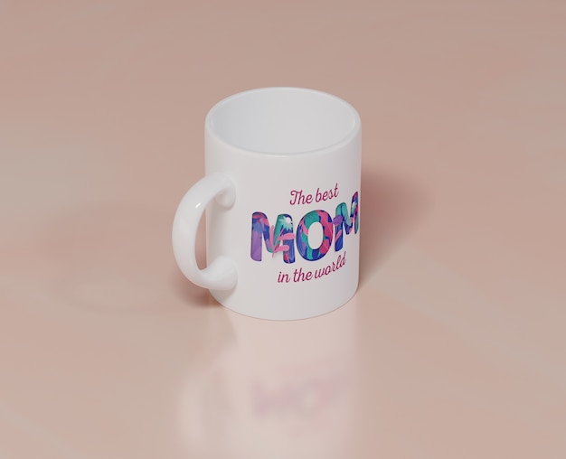 Close-up mothers day mug