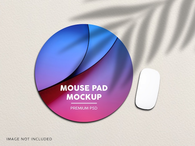Download Premium Psd Mouse Pad Mockup With Mouse Isolated