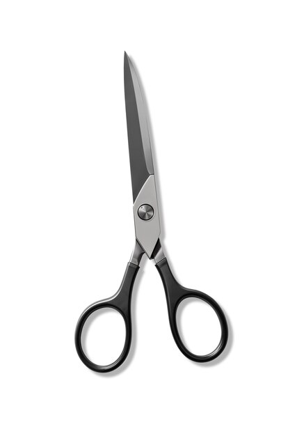 close up on office supply scissors item