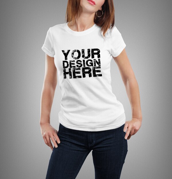 Download White T Shirt Mockup Images Free Vectors Stock Photos Psd