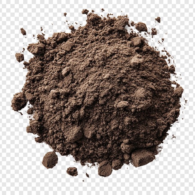 A CloseUp of Dark Brown Soil Rich and Fertile Earth Texture