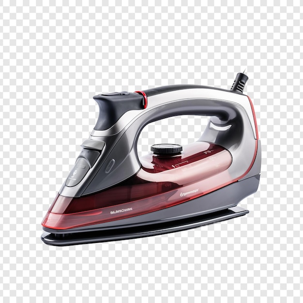 Free PSD clothes iron isolated on transparent background