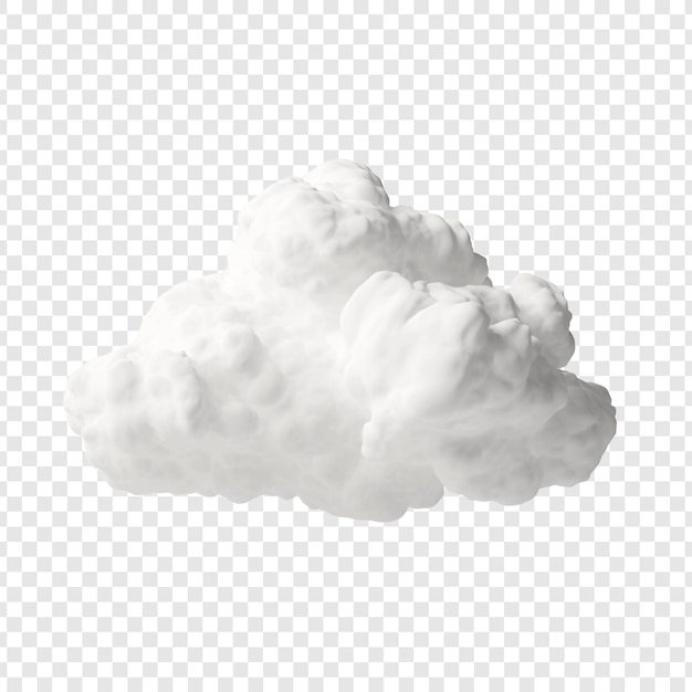 透明な背景に隔離された雲のpng