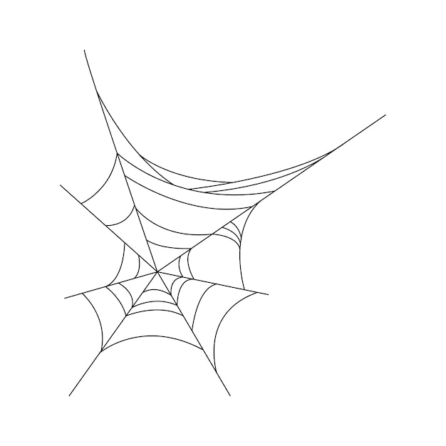 Free PSD cobweb monochrome