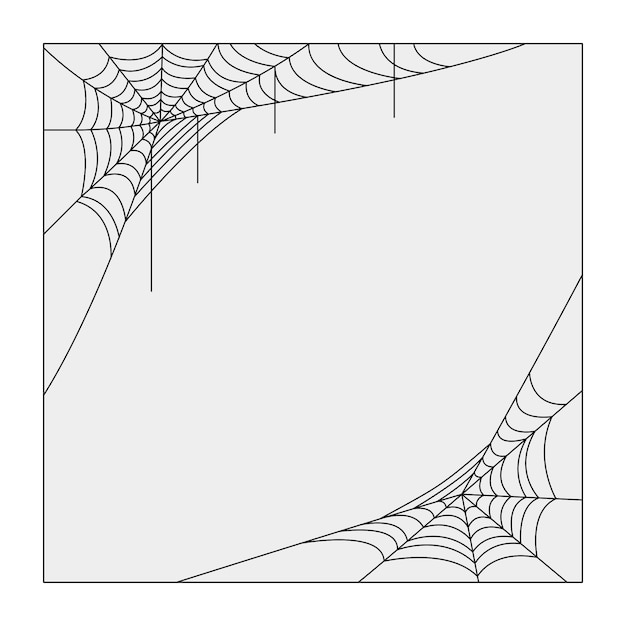 Free PSD cobweb monochrome