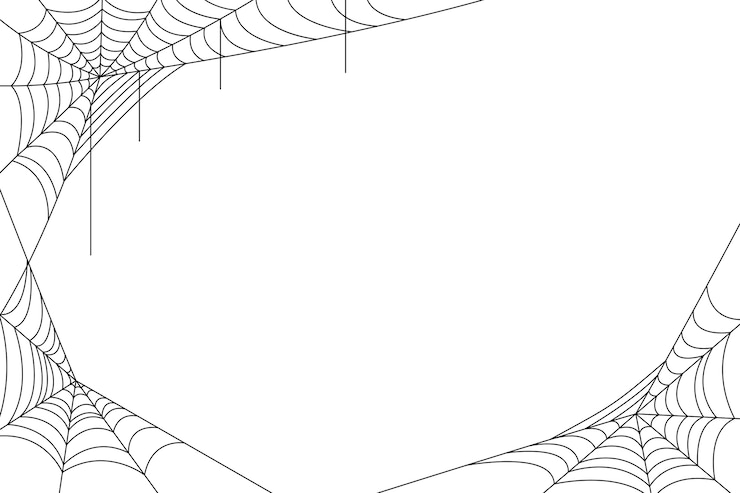 Free PSD cobweb monochrome
