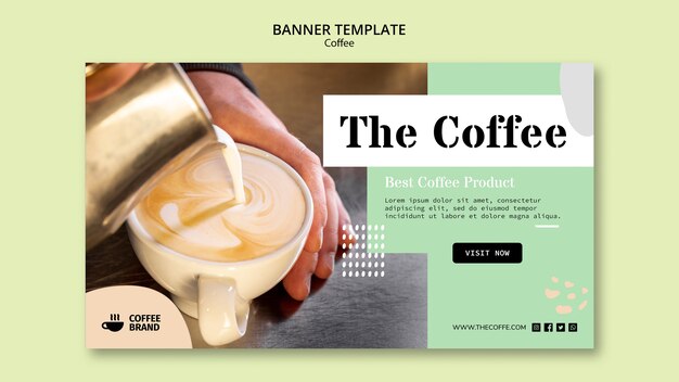 Coffee banner template