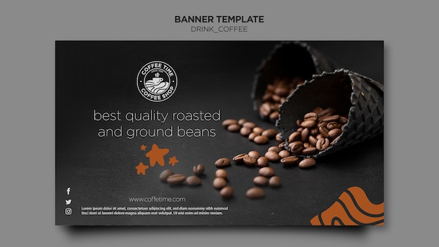 Coffee banner template