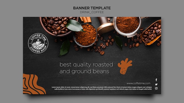 Coffee banner template