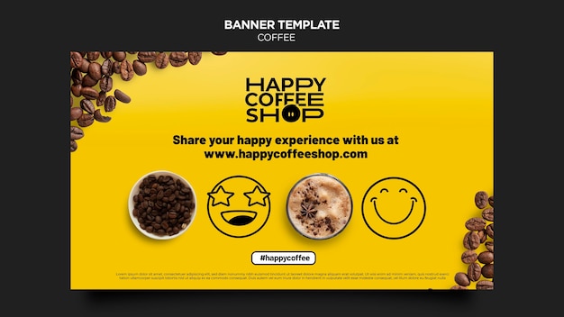 Coffee banner template