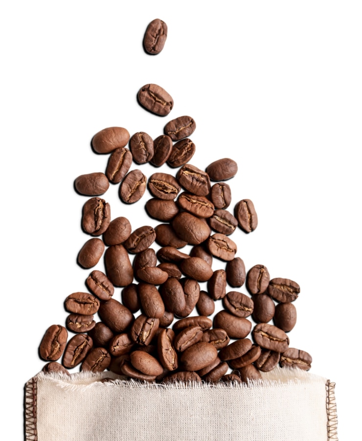 Free PSD coffee beans pattern design