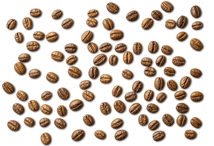 Free PSD coffee beans pattern design