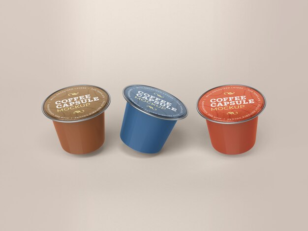 Download Free PSD | Coffee capsule mockup