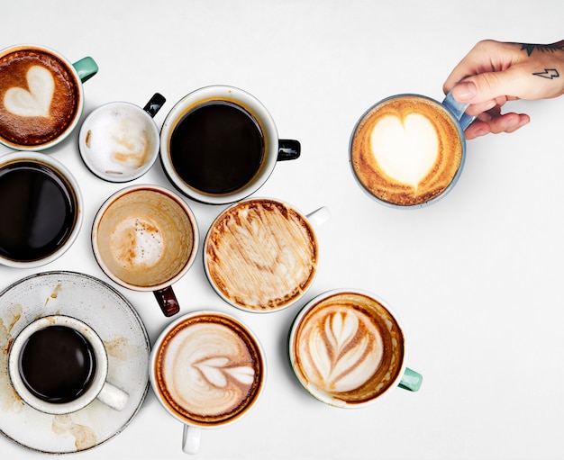 Coffee cup collection