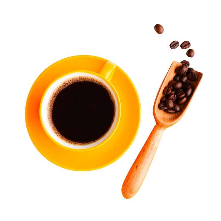 Free PSD coffee cup isolated