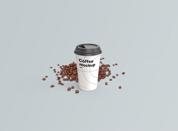 Coffee cup mockup Psd