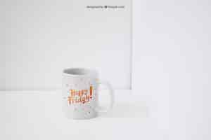 Free PSD coffee mug mockup